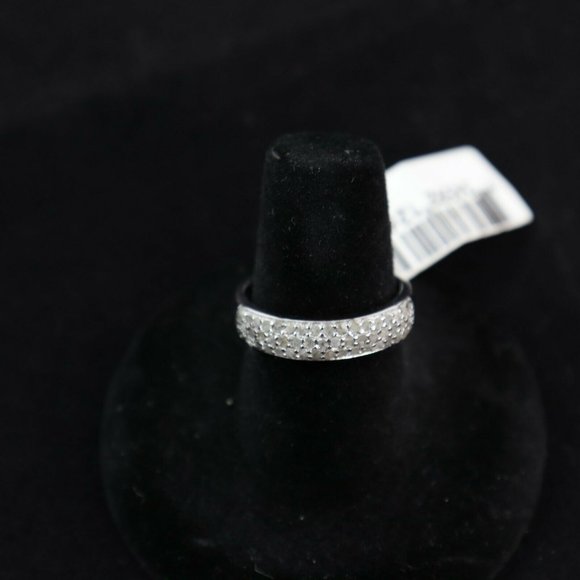 Victoria Townsend, Diamond Pavé Ring (1/2 ct. t.w.) in Sterling Silver Size 7 - Picture 1 of 6